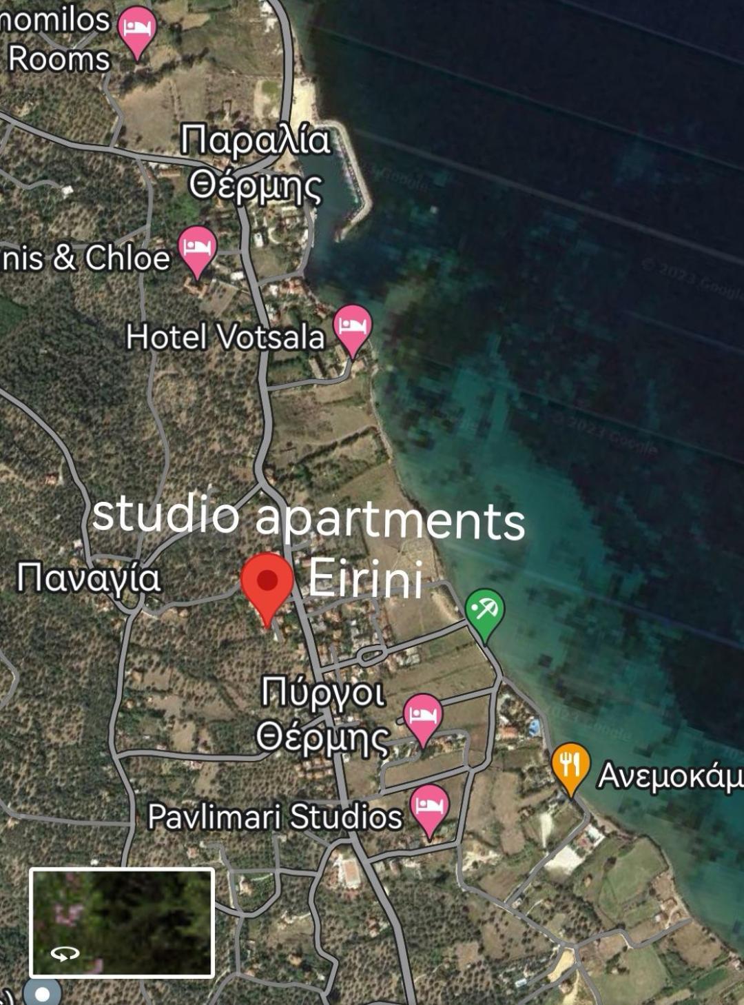 Studio Apartments Eirini Pyrgi Thermis Exterior foto